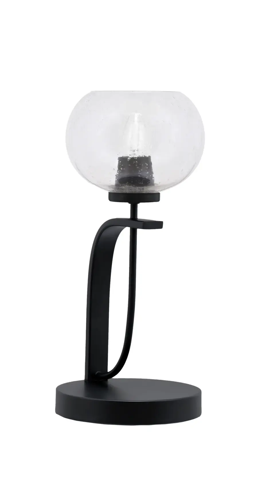 Cavella Accent Lamp with Clear Bubble Glass - Image 1