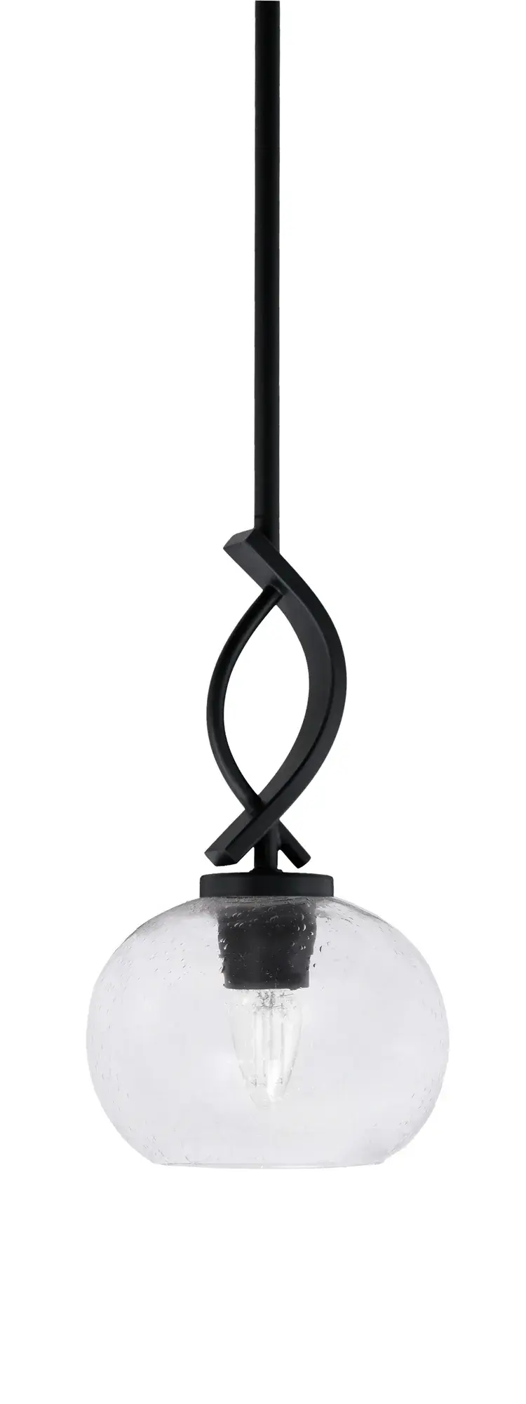Cavella Mini Pendant with Clear Bubble Glass - Image 1