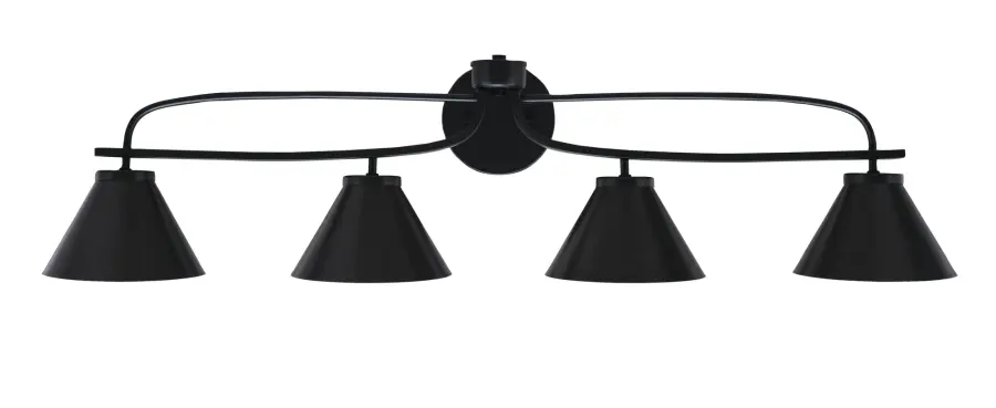 Cavella 4 Light Bath Bar in Matte Black - Image 1