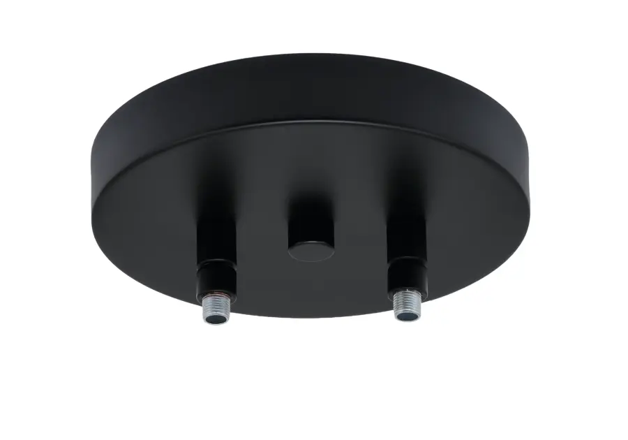 Cavella 3-Light Island Light in Matte Black with Amber Dragonfly Glass - Image 3