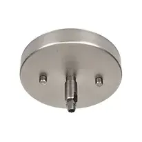 Atlas Stem Hung Mini Pendant with Clear Bubble Glass - Image 3