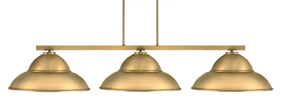 Atlas 3-Light Island Pendant in New Age Brass - Image 1