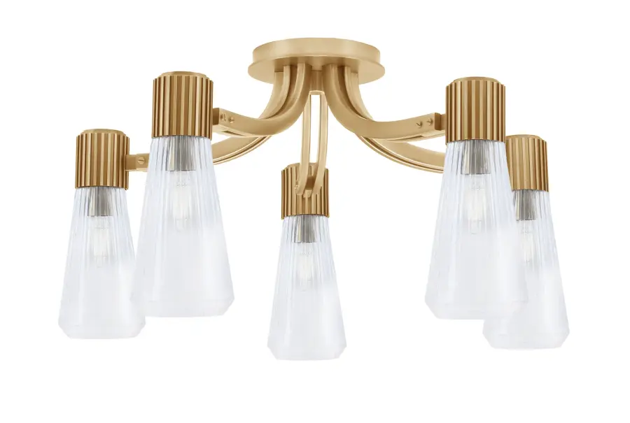 Everleigh 5-Light Semi-Flush Ceiling Light - Image 1
