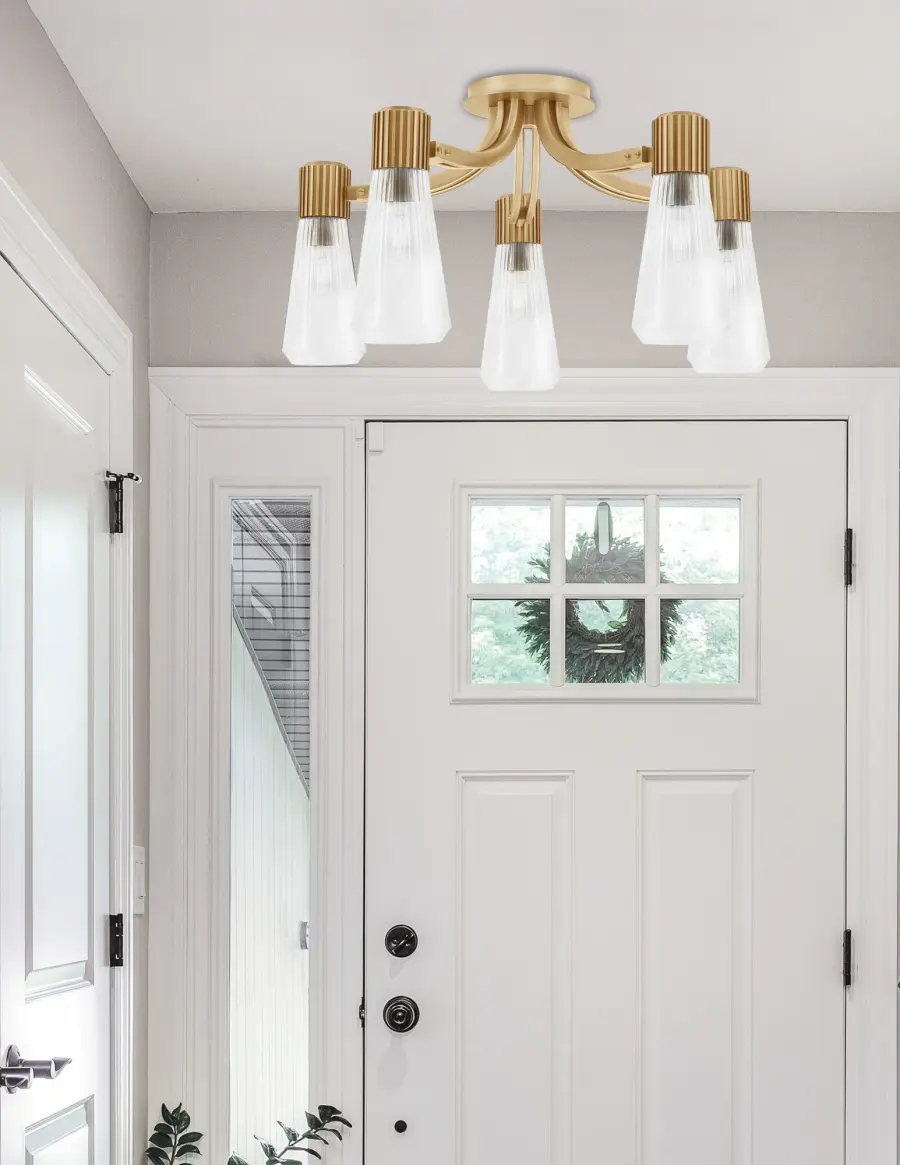 Everleigh 5-Light Semi-Flush Ceiling Light - Image 3