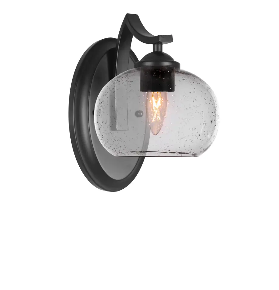 Zilo Wall Sconce with Clear Bubble Glass - Image 1