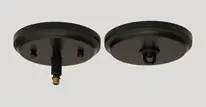 Zilo 4-Light Uplight Chandelier in Matte Black with Smoke Glass - Image 3