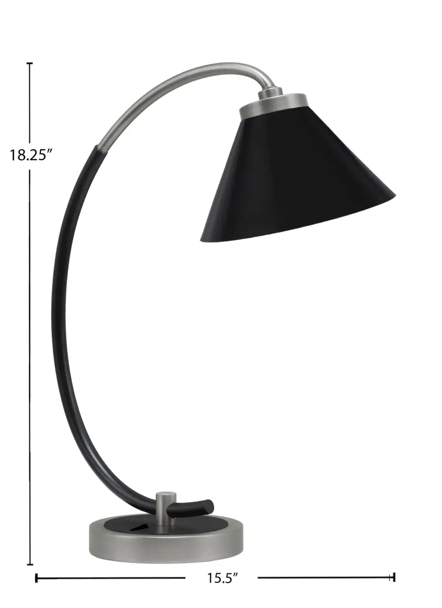 Sleek Industrial Desk Lamp Perfect for Modern Workspaces - Image 2