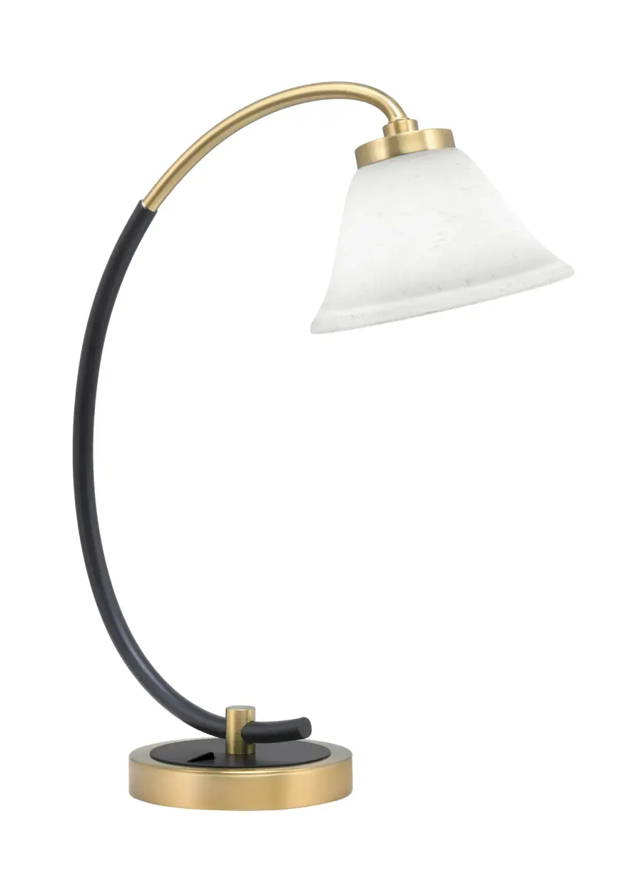 Stylish Two-Tone Desk Lamp with Soft Ambient Lighting - Image 1