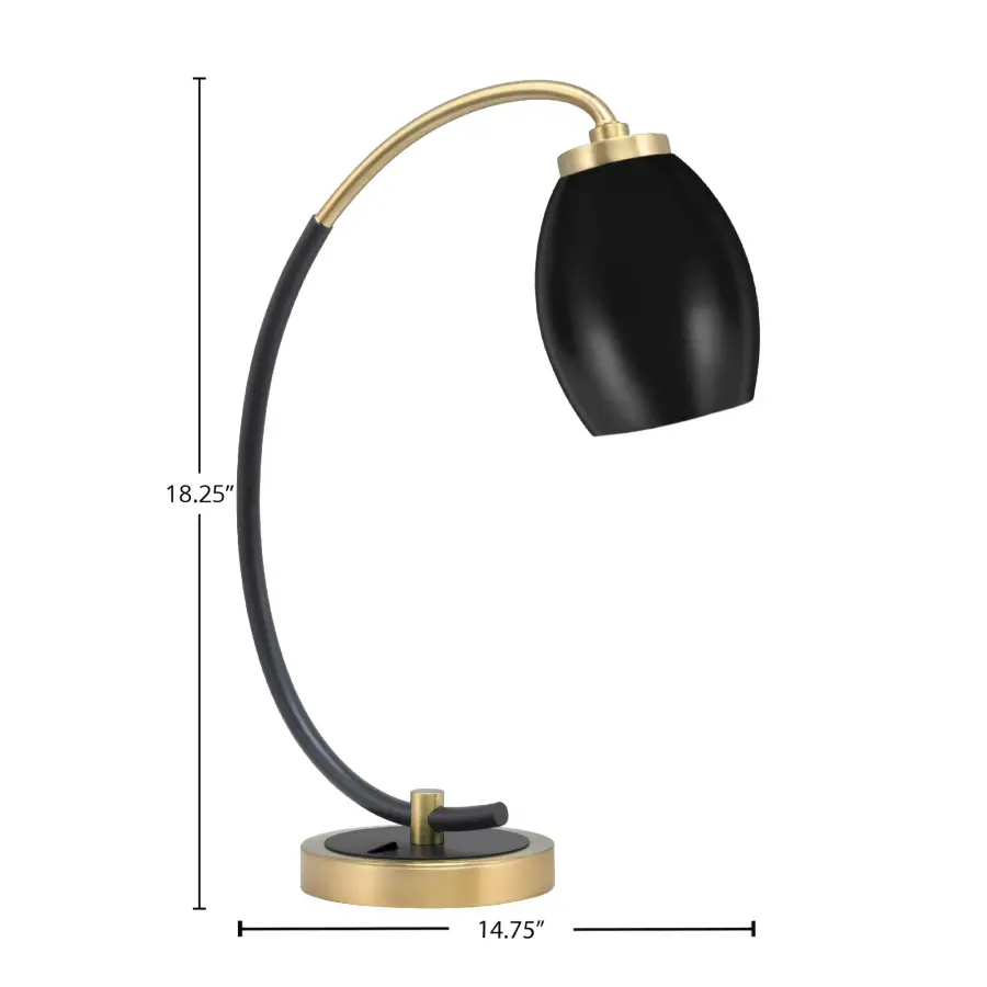 Stylish Desk Lamp Blending Contemporary Design with Industrial Flair - Image 2