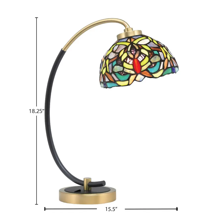 Artistic Task Lighting with Stunning Kaleidoscope Glass Patterns - Image 2