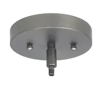 Apollo Stem Hung Pendant with Sky Ice Art Glass - Image 3