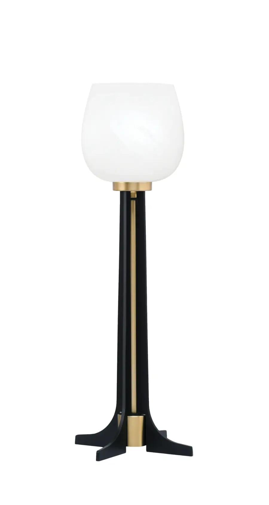 Toltec Lighting Accent Lamp with White Marble Glass - Image 1