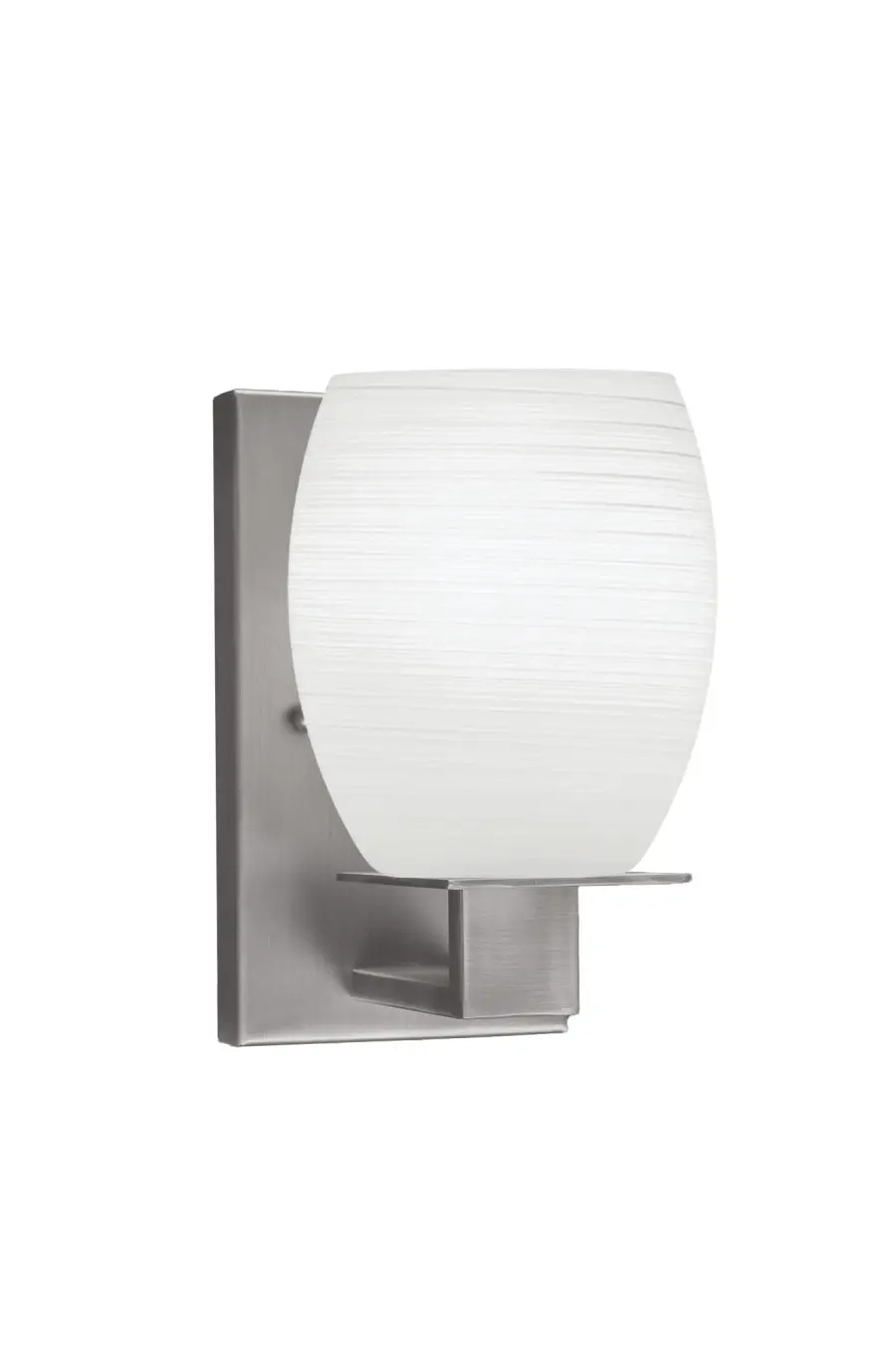 Apollo Wall Sconce with White Linen Glass - Image 1