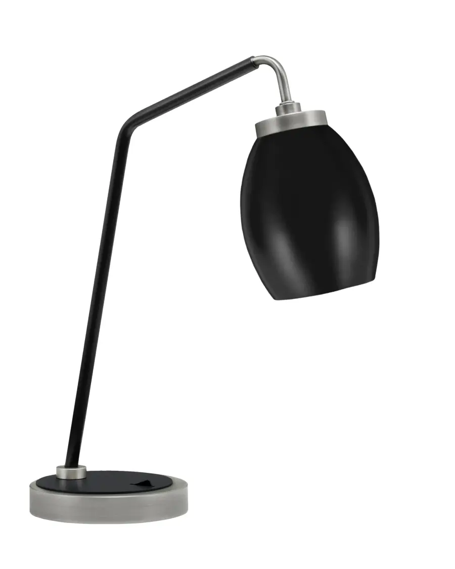 Sleek Industrial Desk Lamp with Focused Task Lighting - Image 1
