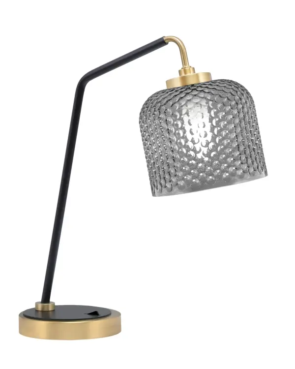Modern Industrial Desk Lamp with Warm Ambient Lighting - Image 1