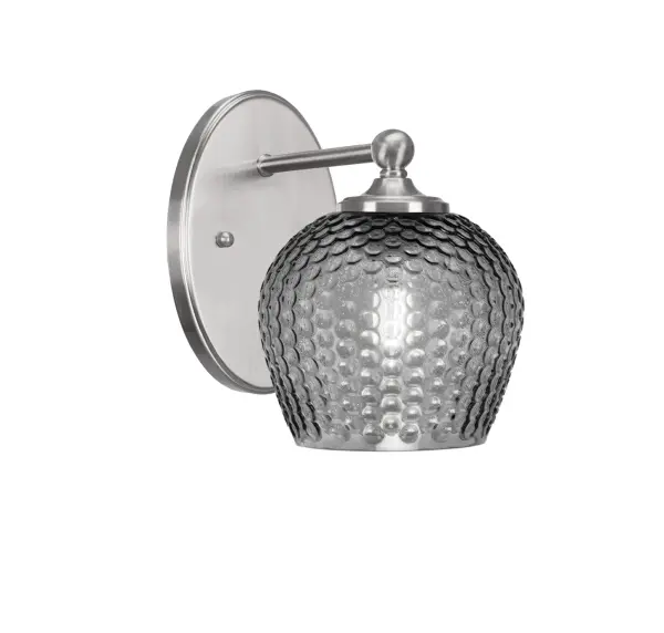Capri Wall Sconce with Smoke Textured Glass - Image 1