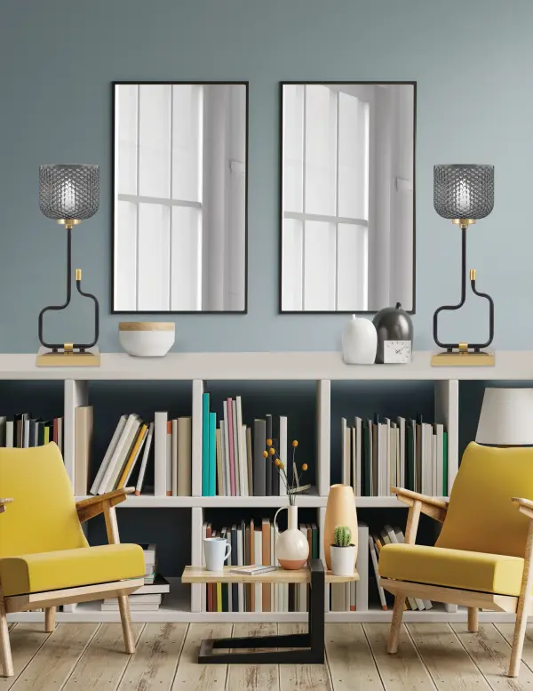 Modern Accent Lamp with Convenient USB Charging Ports - Image 3