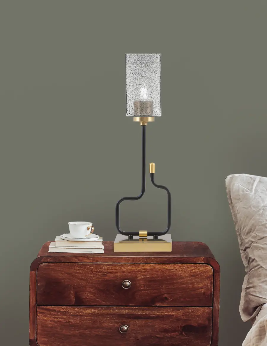Modern Accent Lamp with Convenient USB Charging Ports - Image 3
