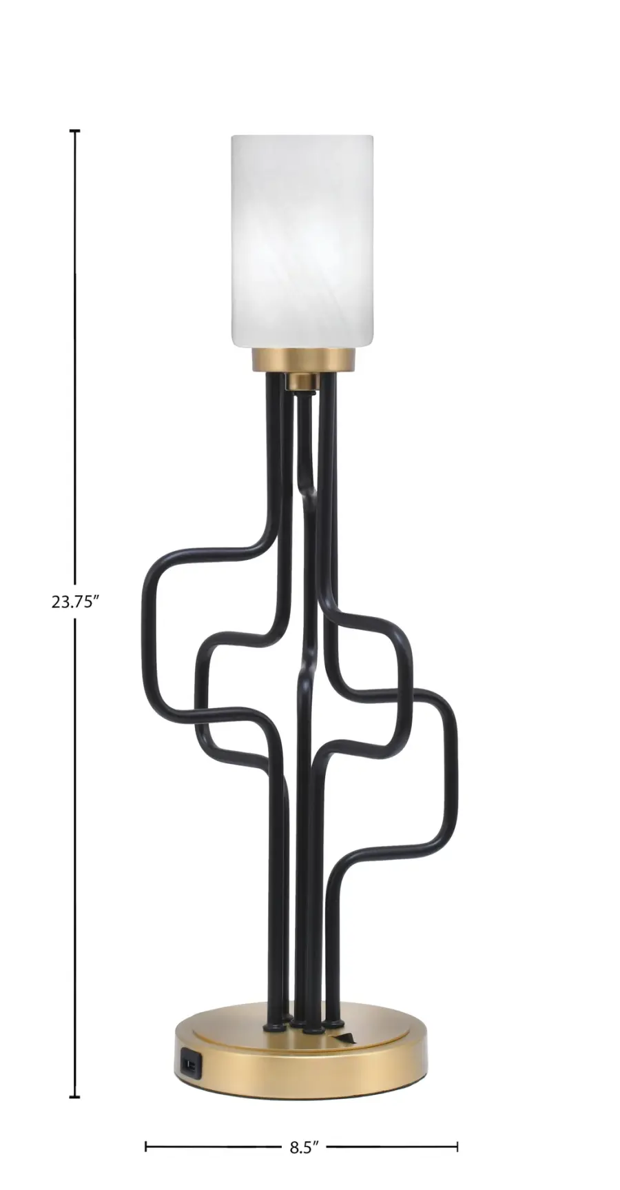 Sandia Accent Lamp with USB Ports - Image 2