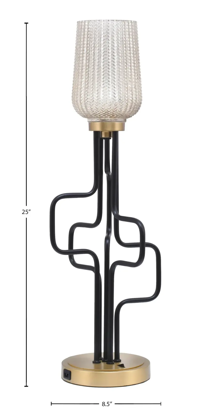 Stylish Accent Lamp with Modern Convenience and Elegant Design - Image 2