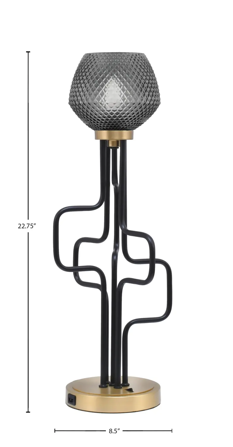 Sandia Accent Lamp with USB Ports - Image 2