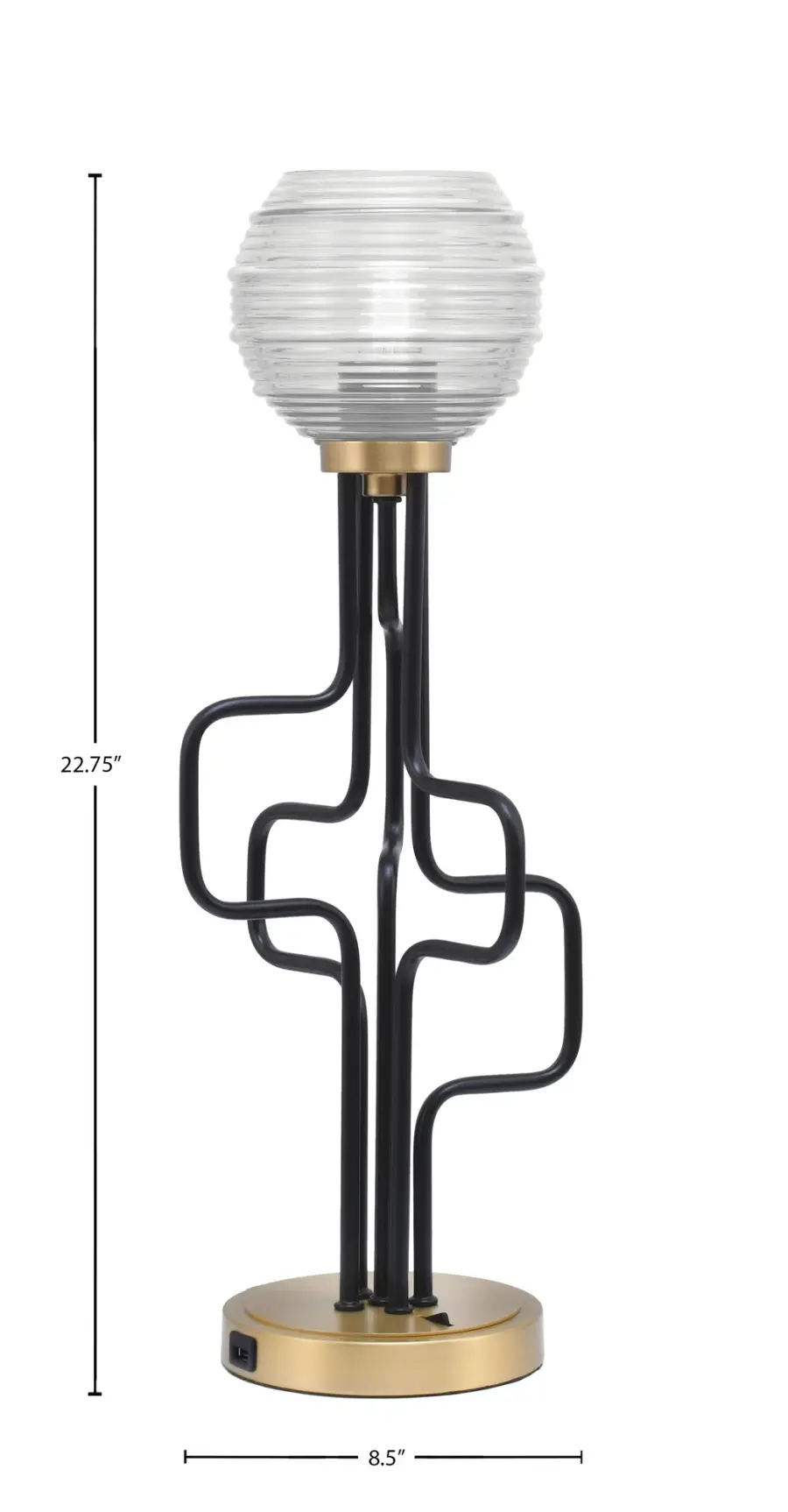 Sandia Accent Lamp with USB Ports - Image 2