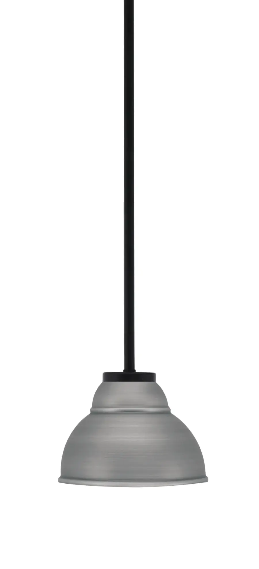 Sandia 1 Light Mini Pendant with Graphite Double Bubble Shade - Image 1