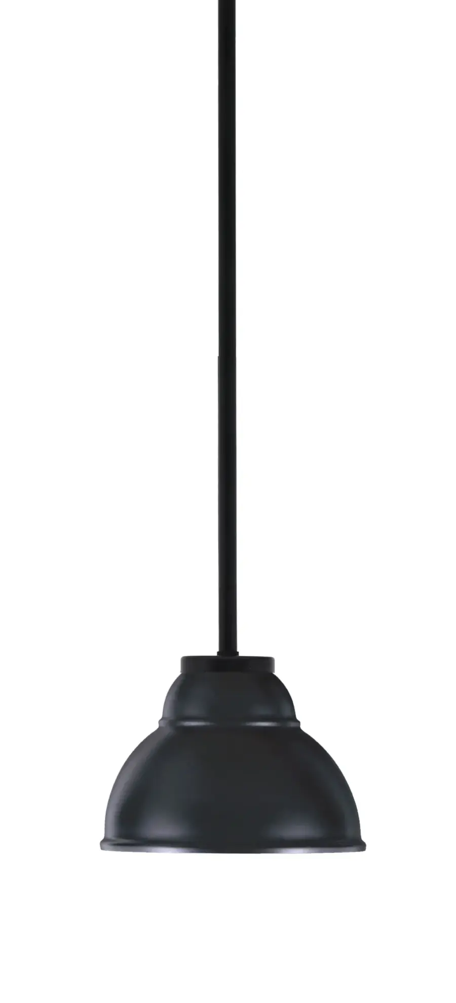 Sandia 1 Light Stem Mini Pendant in Matte Black - Image 1