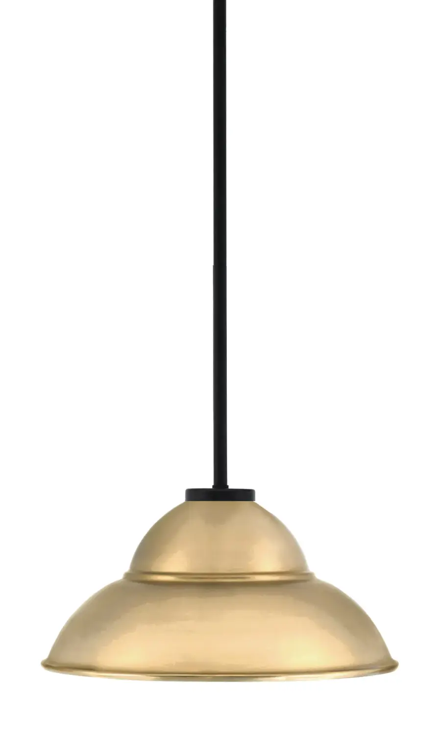 Sandia 1 Light Stem Pendant with Double Bubble Shade - Image 1