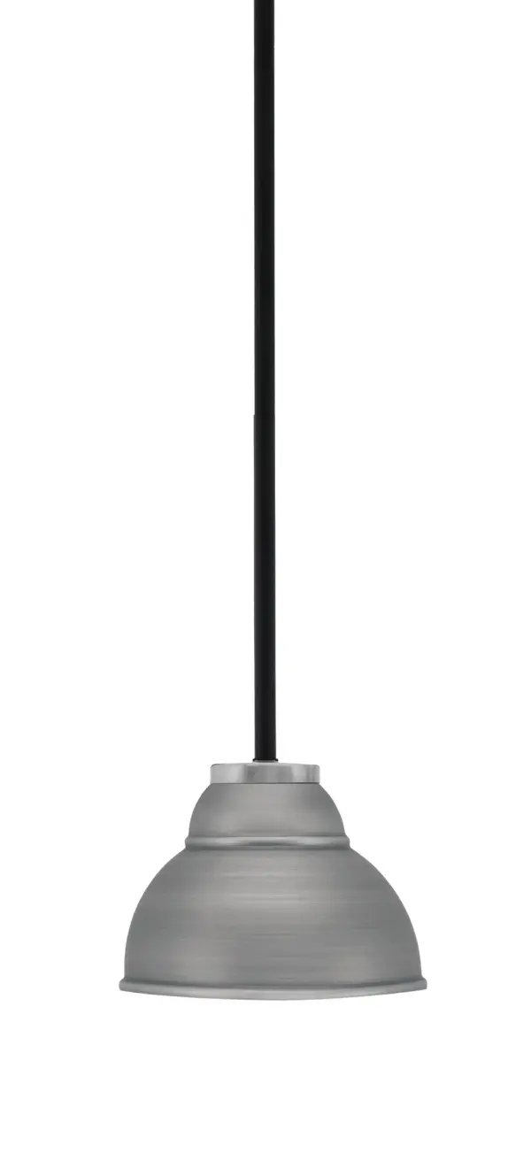 Sandia 1-Light Mini Pendant in Matte Black & Graphite - Image 1