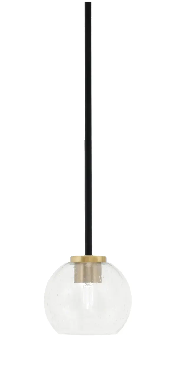 Sandia Mini Pendant with Clear Bubble Glass - Image 1