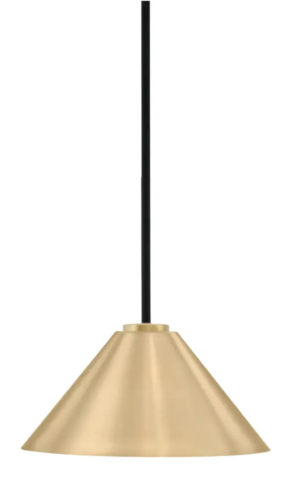 Sandia 1 Light Stem Pendant with Cone Shade - Image 1
