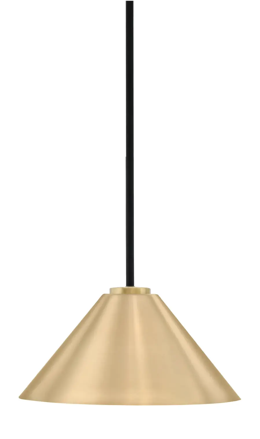 Sandia 1 Light Stem Pendant with Cone Shade - Image 1