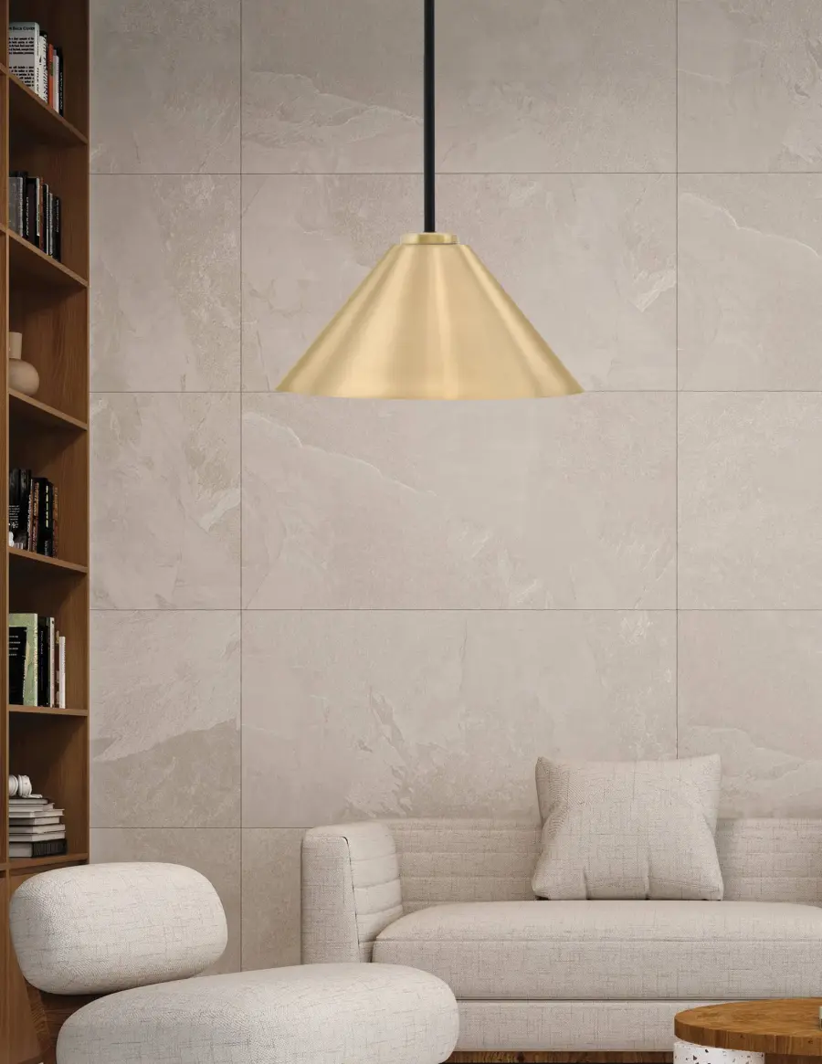 Sandia 1 Light Stem Pendant with Cone Shade - Image 3