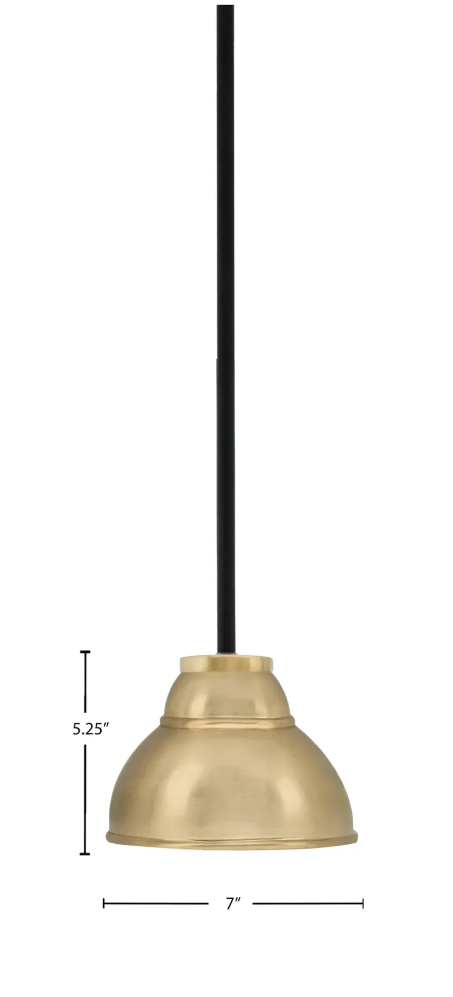 Sandia 1 Light Stem Mini Pendant with Double Bubble Shade - Image 2