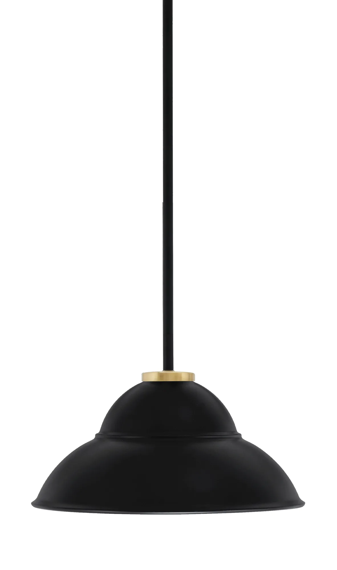 Sandia 1 Light Stem Pendant with Double Bubble Shade