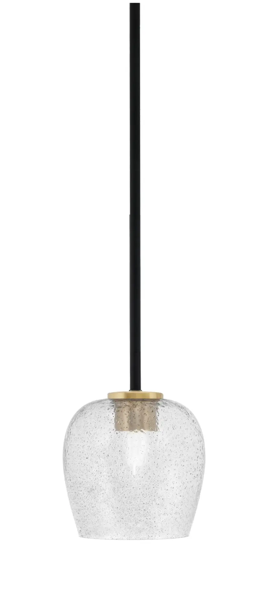 Sandia 1-Light Mini Pendant with Smoke Bubble Glass - Image 1