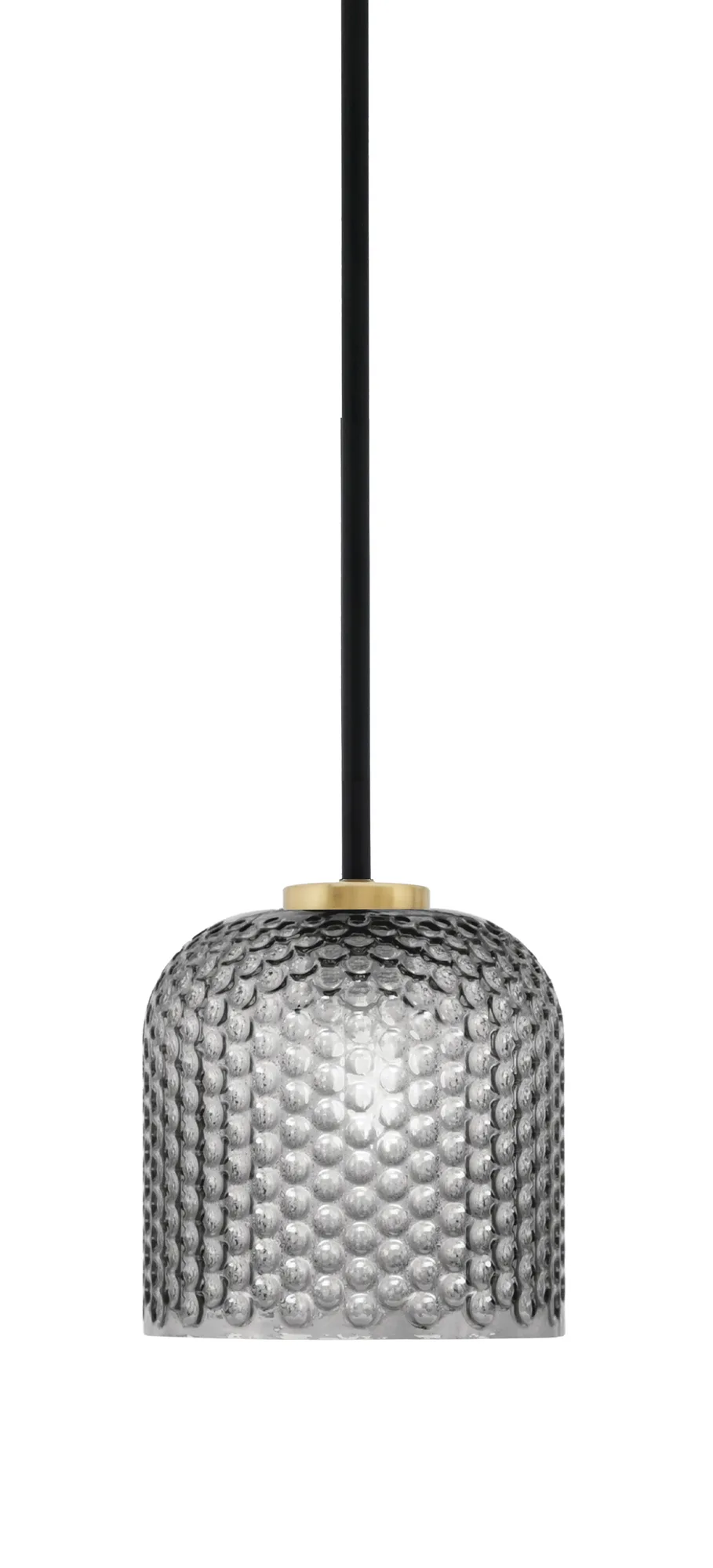 Sandia 1-Light Mini Pendant with Smoke Textured Glass