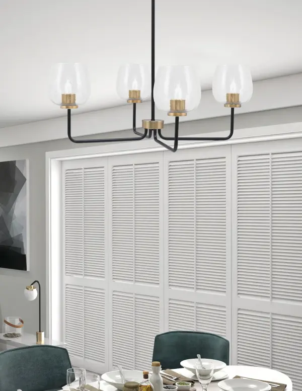 Modern Elegance Meets Industrial Charm with Bubble Glass Accents - Image 3