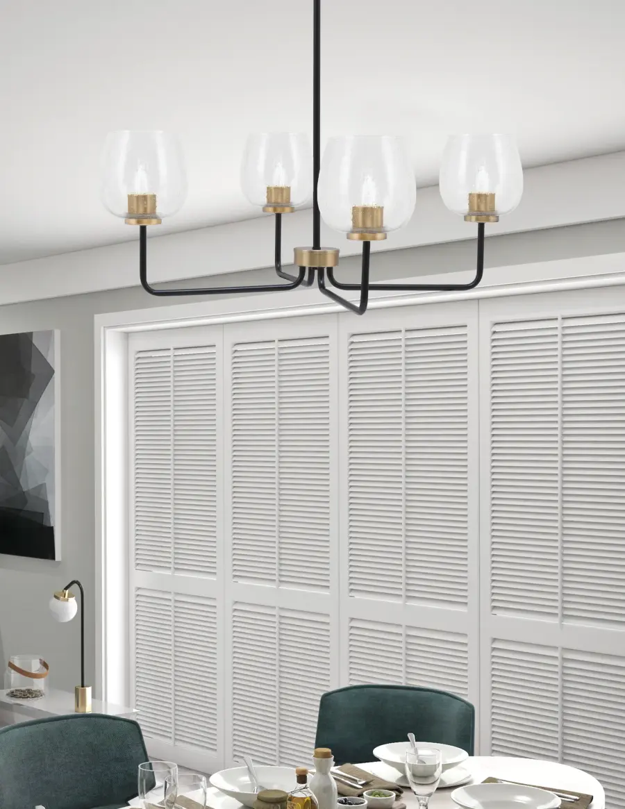 Modern Elegance Meets Industrial Charm with Bubble Glass Accents - Image 3