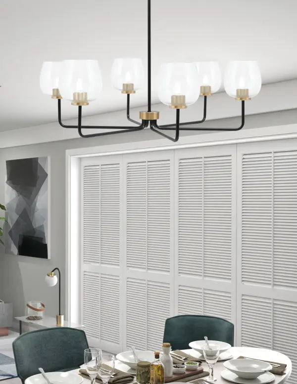 Industrial Elegance with Playful Bubble Glass Texture - Image 3