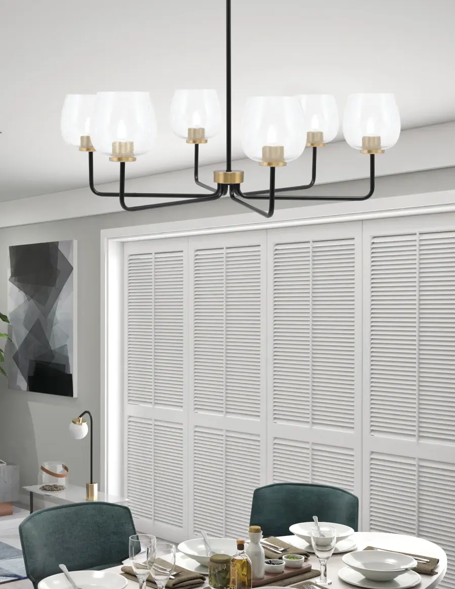 Industrial Elegance with Playful Bubble Glass Texture - Image 3