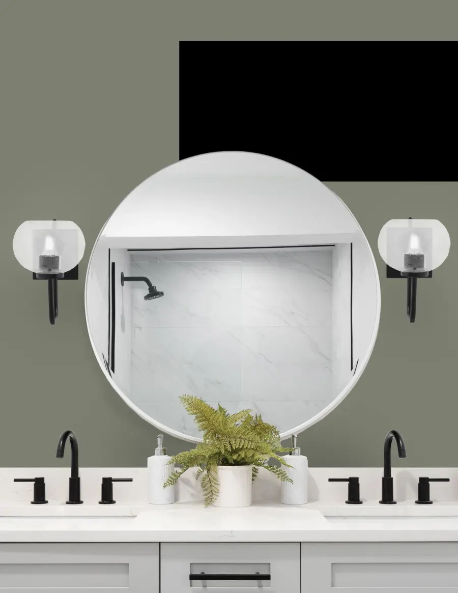 Sandia Wall Sconce with Clear Bubble Glass - Image 3