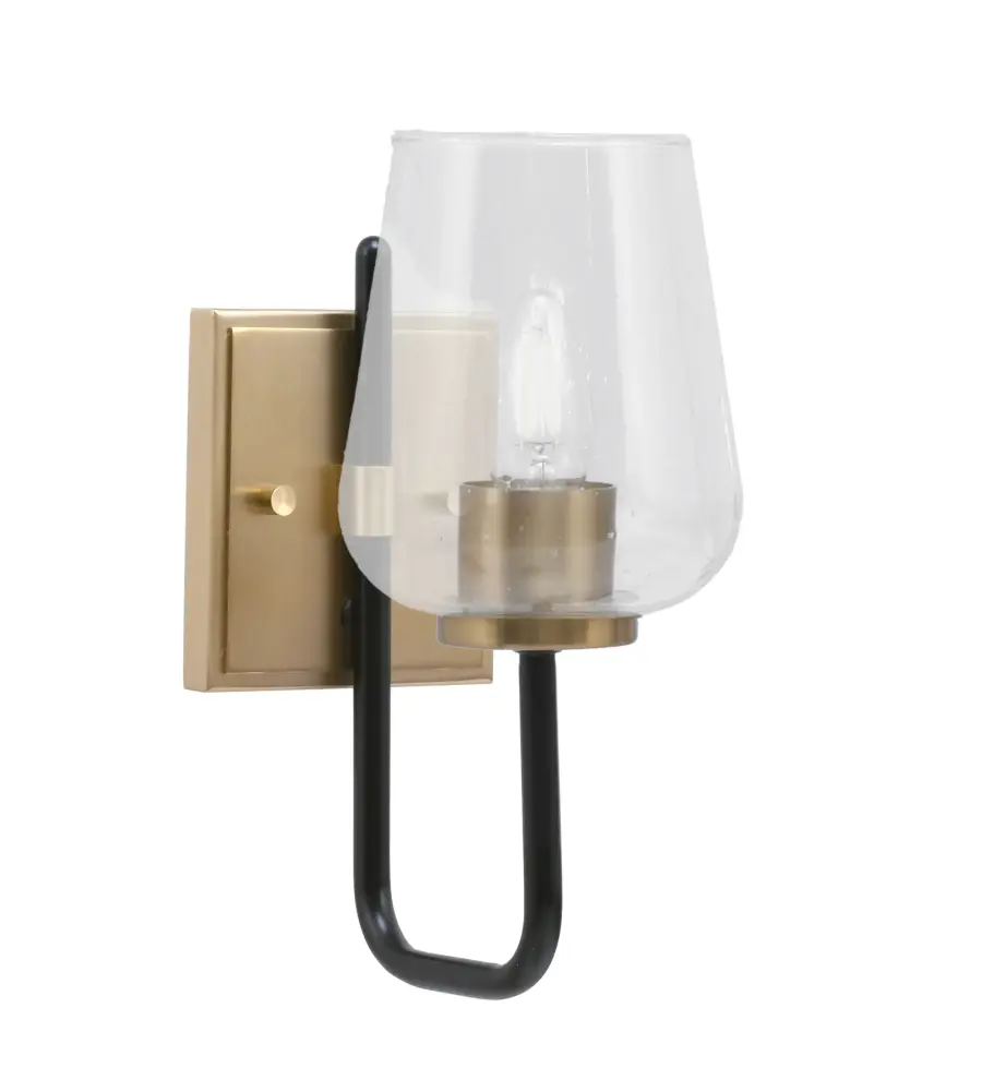 Sandia Wall Sconce with Clear Bubble Glass - Image 1