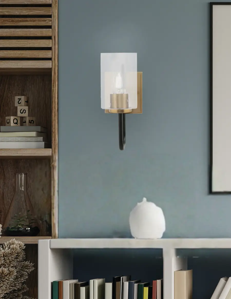 Sandia Wall Sconce with Clear Bubble Glass - Image 3