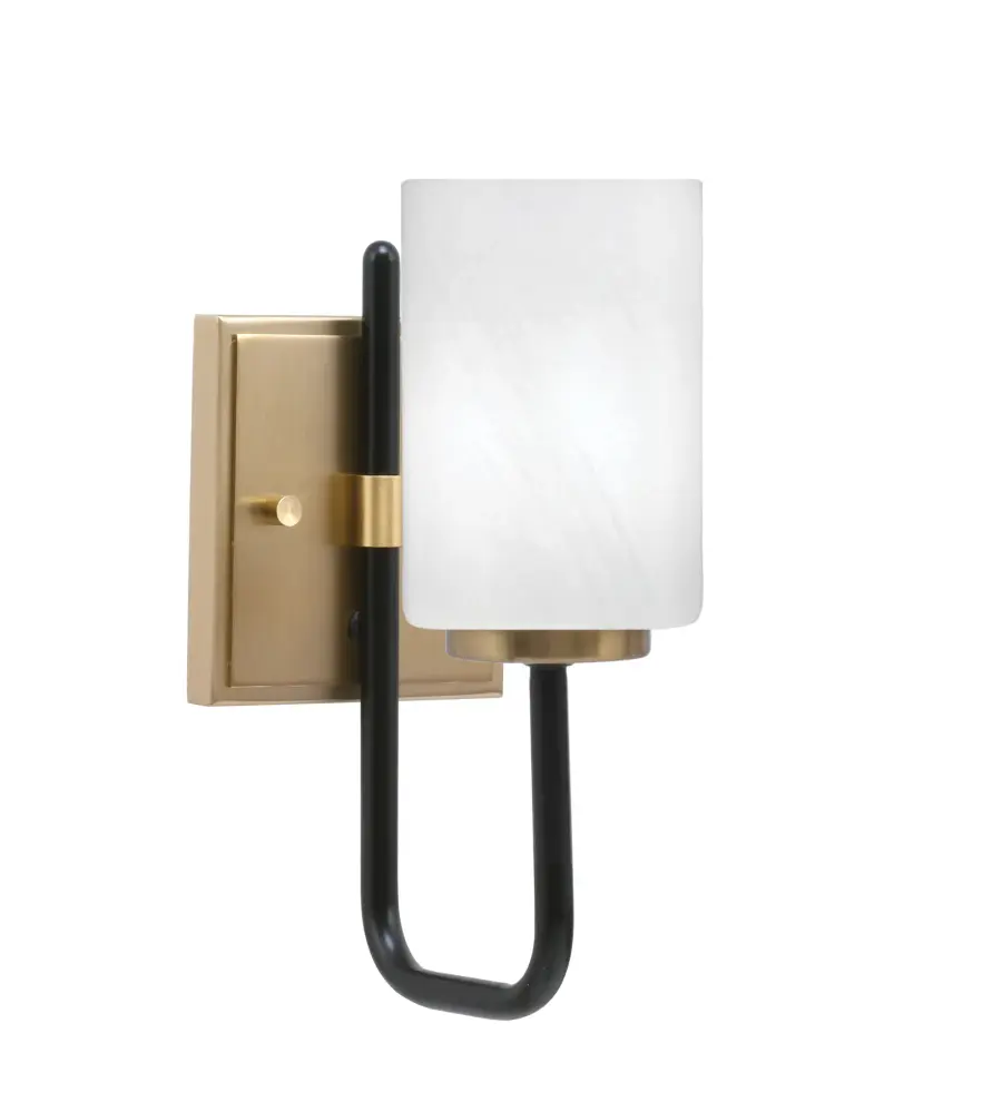 Sandia Wall Sconce with White Marble Glass - Image 1