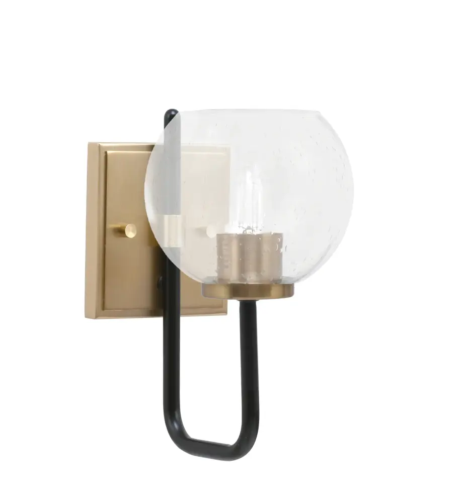 Sandia Wall Sconce with Clear Bubble Glass - Image 1