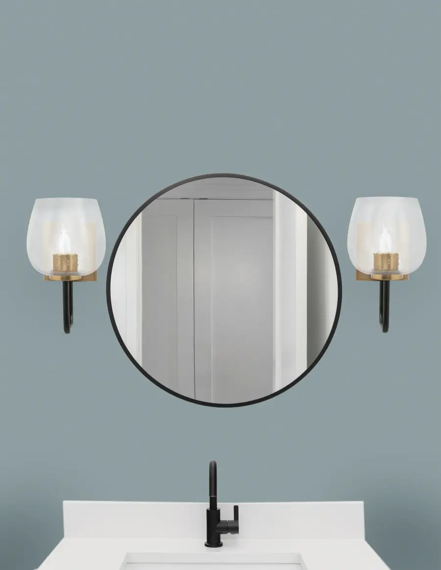 Sandia Wall Sconce with Clear Bubble Glass - Image 3