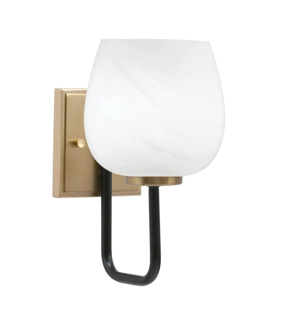 Sandia Wall Sconce with White Marble Glass - Image 1
