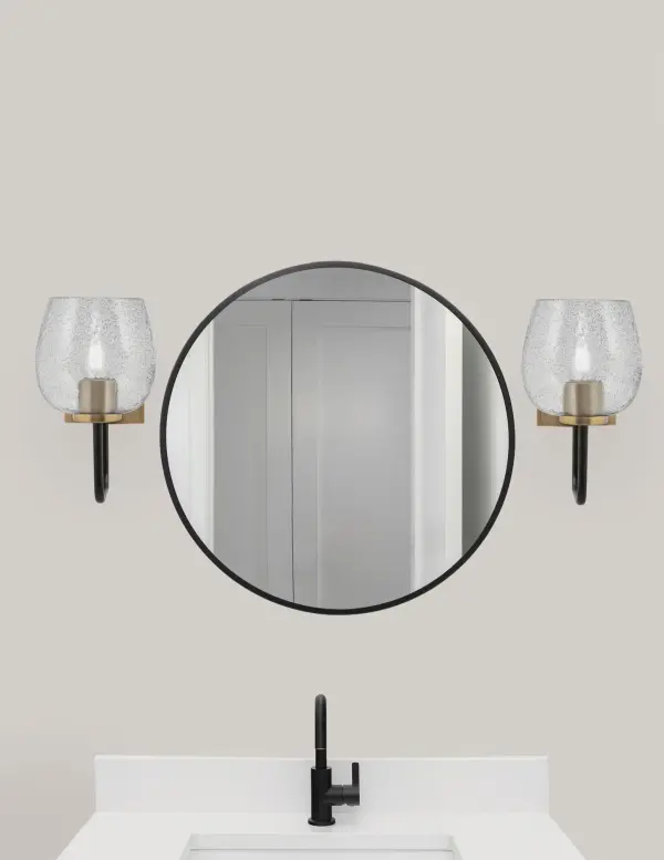 Sandia Wall Sconce with Smoke Bubble Glass - Image 3